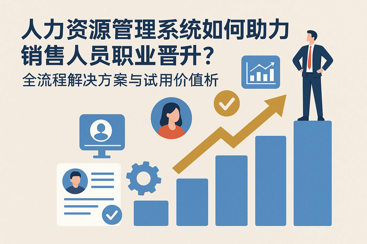 人力资源管理系统如何助力销售人员职业晋升？全流程解决方案与试用价值解析