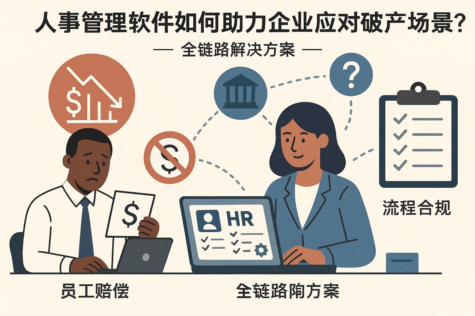 人事管理软件如何助力企业应对破产场景？从员工赔偿到流程合规的全链路解决方案