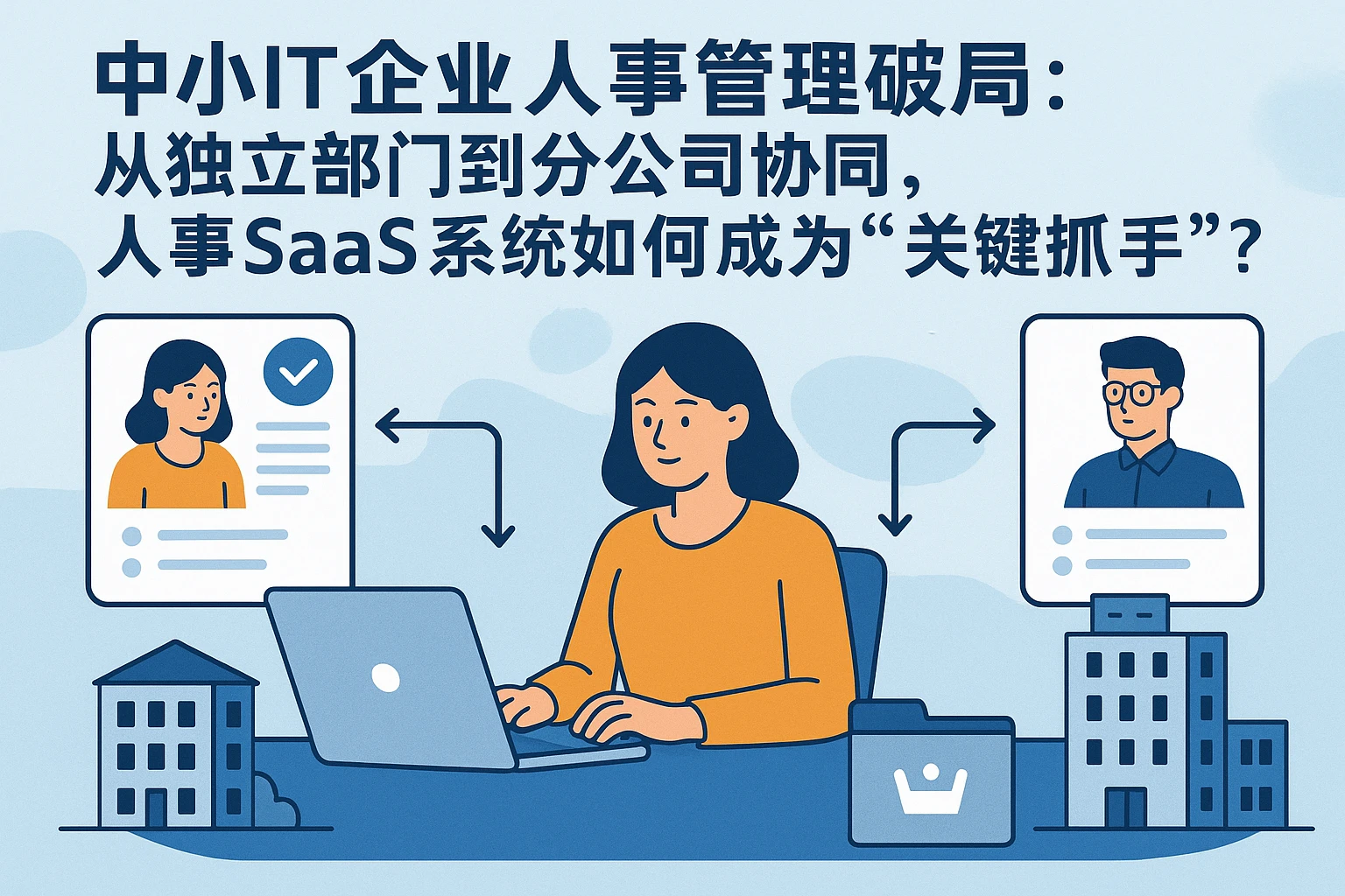 中小IT企业人事管理破局：从独立部门到分公司协同，人事SaaS系统如何成为“关键抓手”？