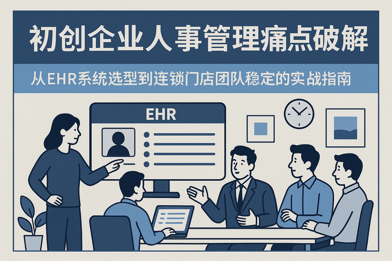 初创企业人事管理痛点破解：从ehr系统选型到连锁门店团队稳定的实战指南
