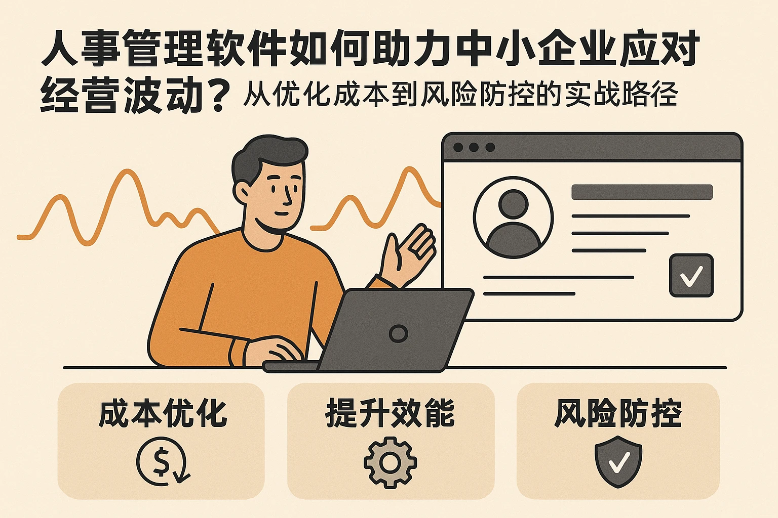 人事管理软件如何助力中小企业应对经营波动？从优化成本到风险防控的实战路径