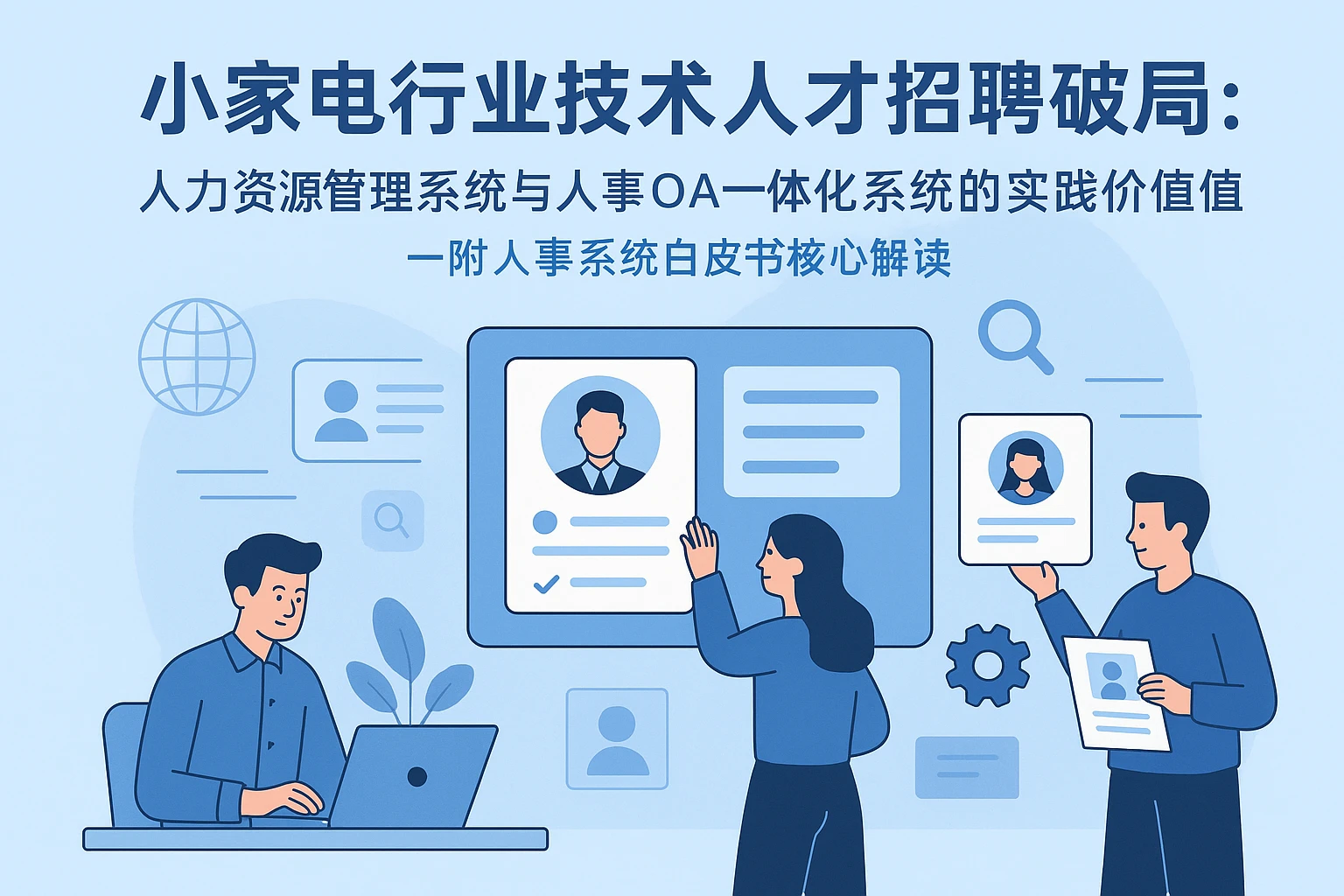 小家电行业技术人才招聘破局：人力资源管理系统与人事OA一体化系统的实践价值——附人事系统白皮书核心解读
