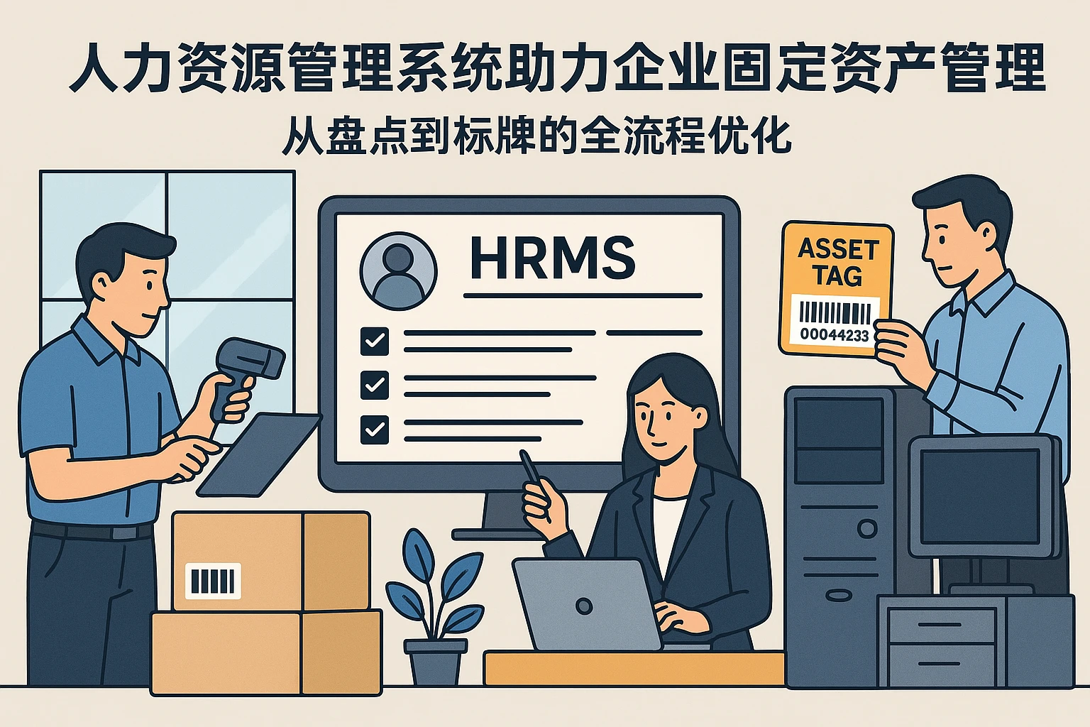 人力资源管理系统助力企业固定资产管理：从盘点到标牌的全流程优化