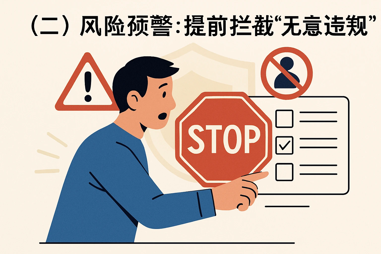 （二）风险预警：提前拦截“无意识违规”