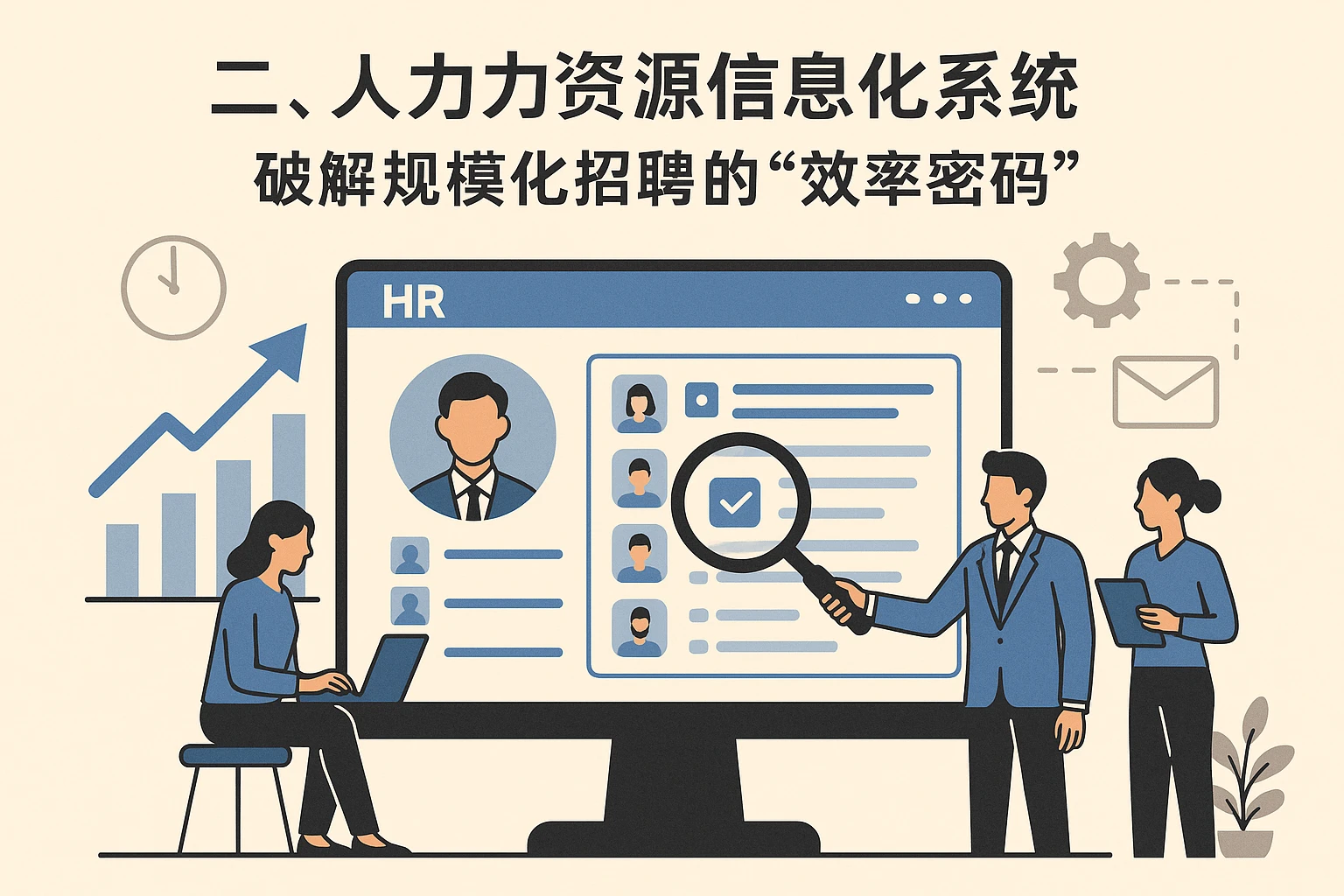 二、人力资源信息化系统：破解规模化招聘的“效率密码”