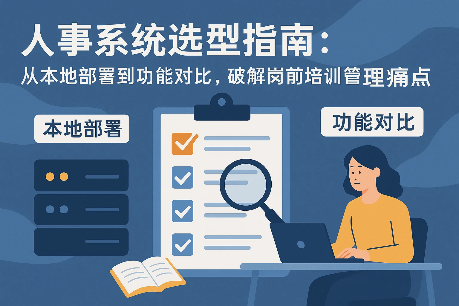 人事系统选型指南：从本地部署到功能对比，破解岗前培训管理痛点