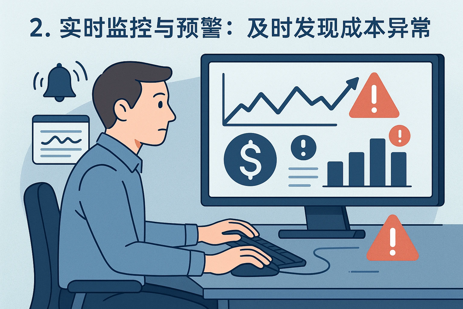 2. 实时监控与预警：及时发现成本异常