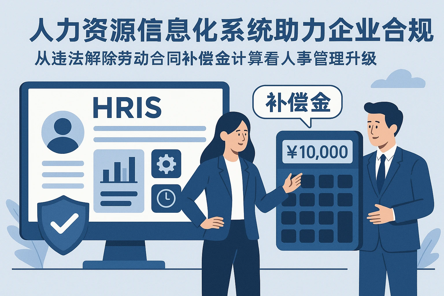人力资源信息化系统助力企业合规：从违法解除劳动合同补偿金计算看人事管理升级