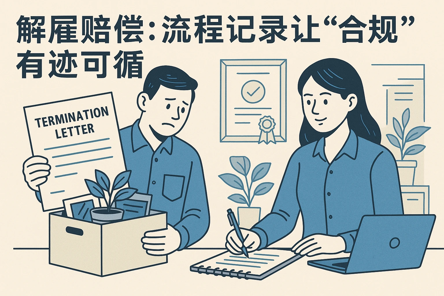 2. 解雇赔偿：流程记录让“合规”有迹可循