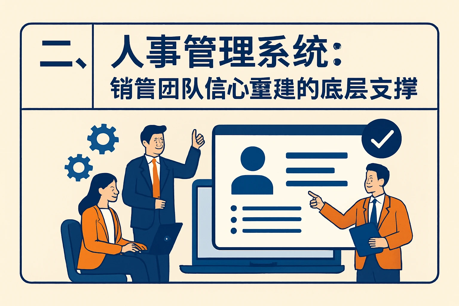 二、人事管理系统：销售团队信心重建的底层支撑