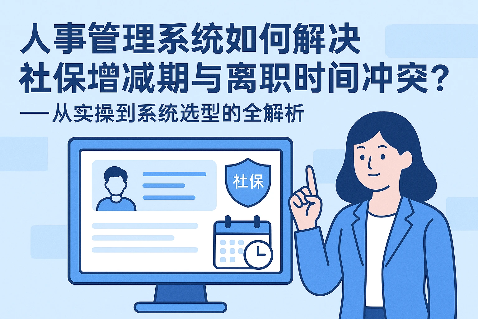 人事管理系统如何解决社保增减期与离职时间冲突？——从实操到系统选型的全解析