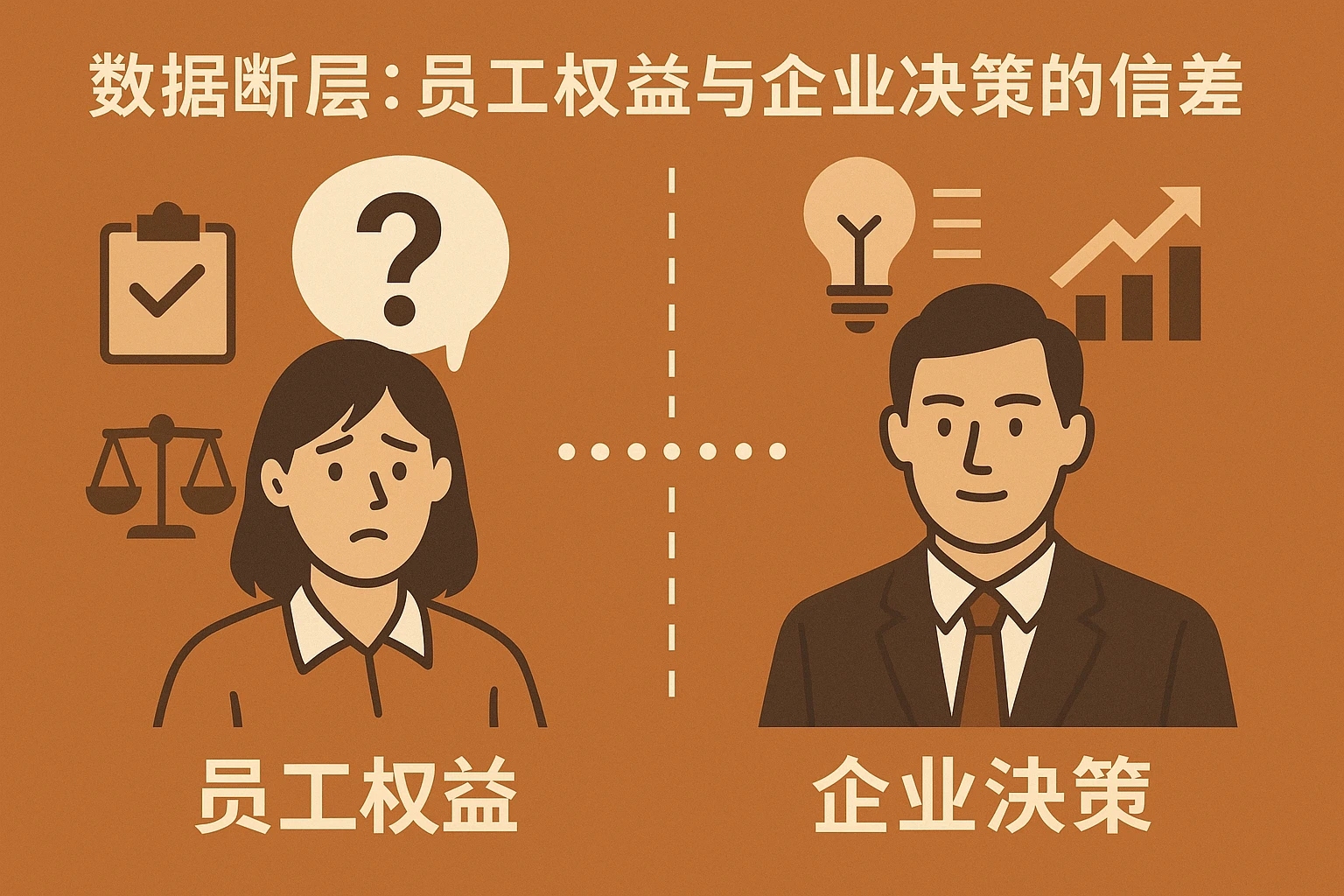 2. 数据断层：员工权益与企业决策的信息差
