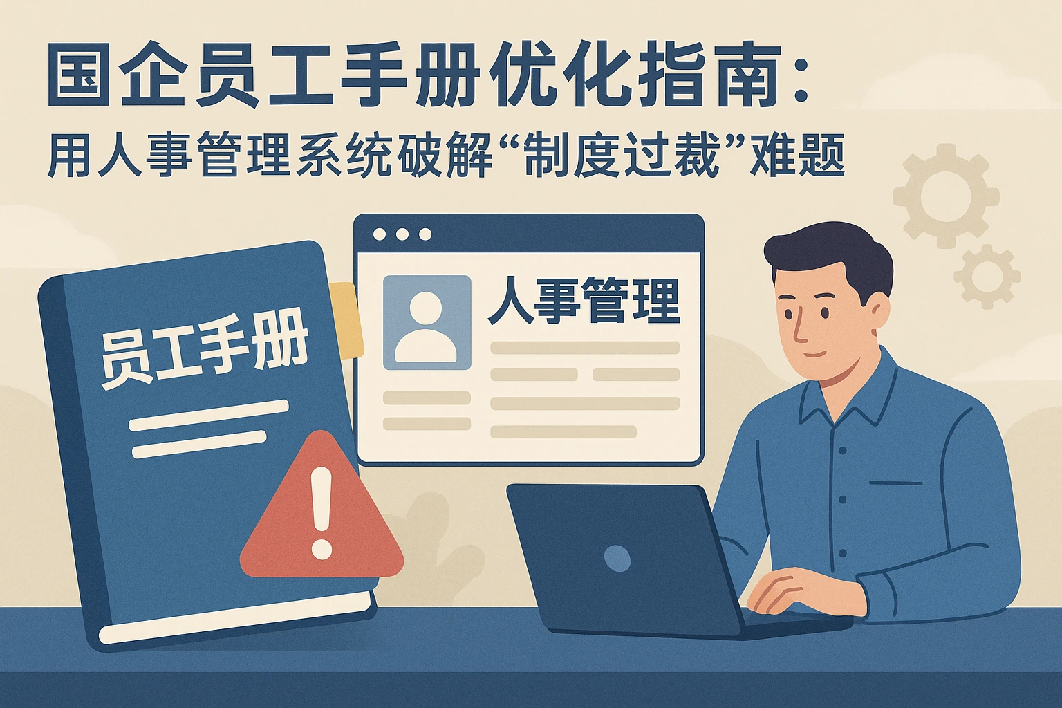 国企员工手册优化指南：用人事管理系统破解“制度过载”难题
