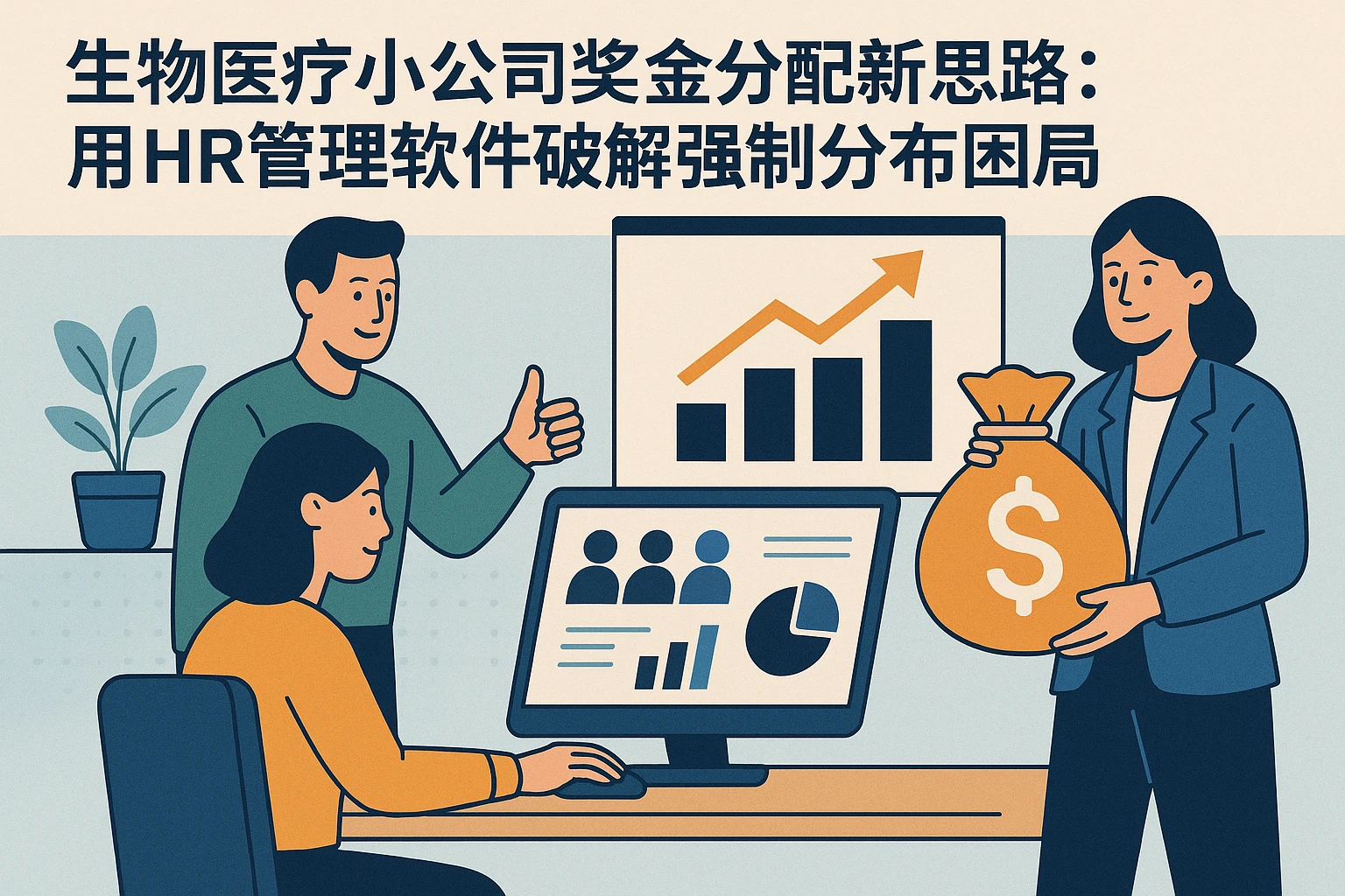生物医疗小公司奖金分配新思路：用HR管理软件破解强制分布困局