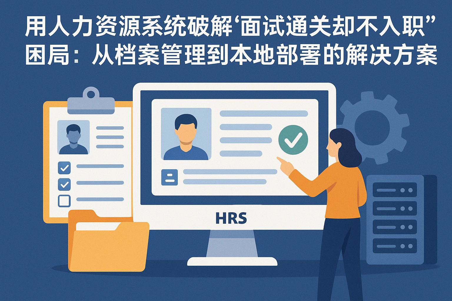 用人力资源系统破解“面试通关却不入职”困局：从档案管理到本地部署的解决方案