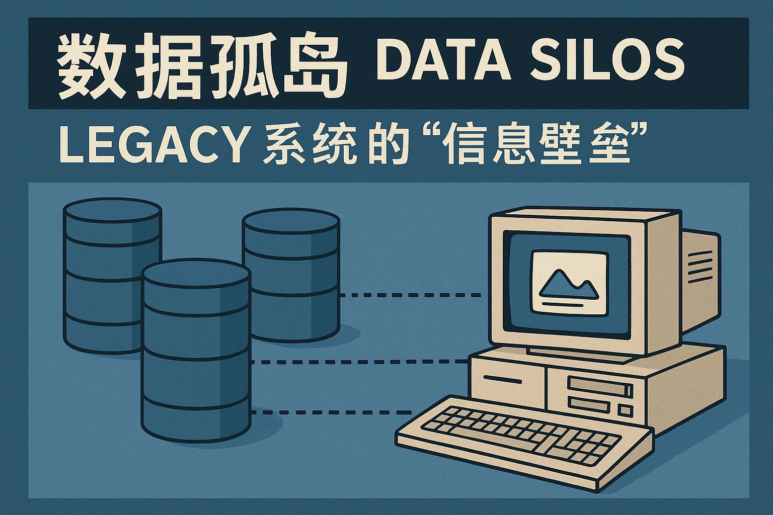 2. 数据孤岛： legacy系统的“信息壁垒”