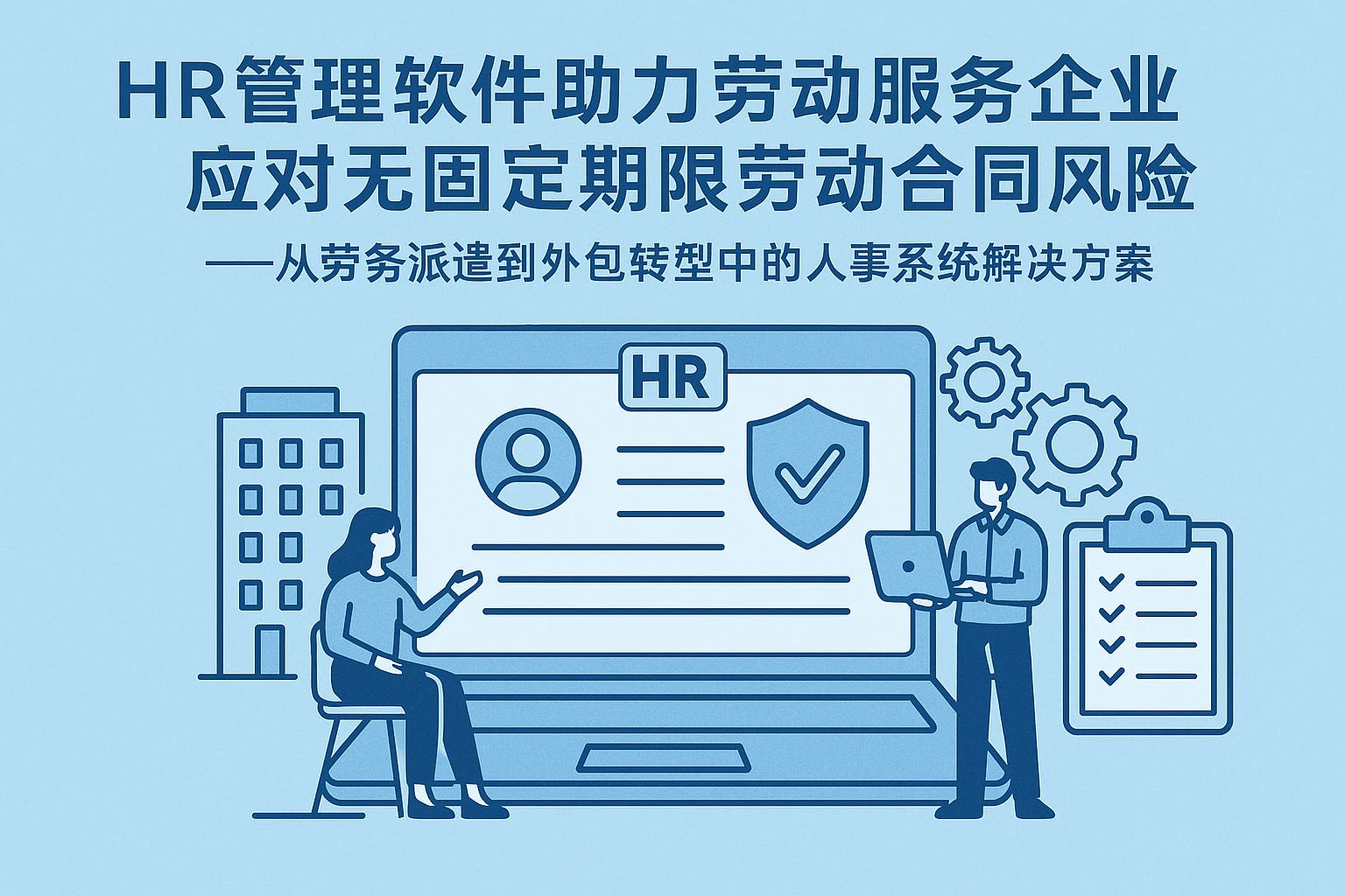 HR管理软件助力劳动服务企业应对无固定期限劳动合同风险——从劳务派遣到外包转型中的人事系统解决方案