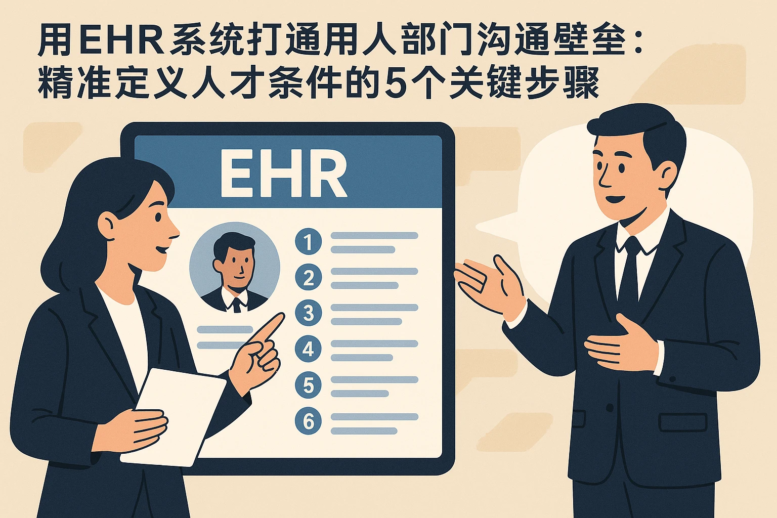用EHR系统打通用人部门沟通壁垒：精准定义人才条件的5个关键步骤