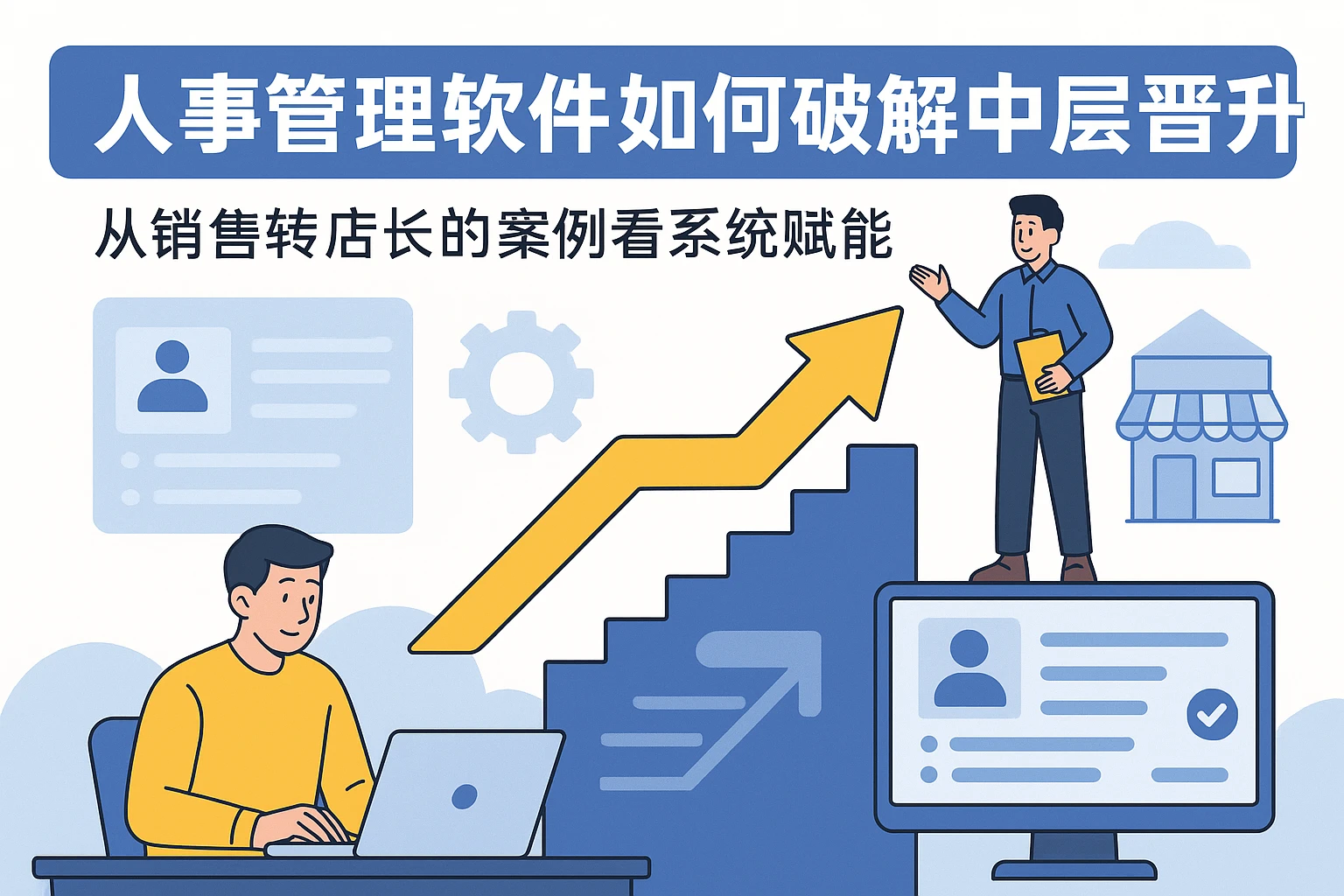人事管理软件如何破解中层晋升困局？从销售转店长的案例看系统赋能