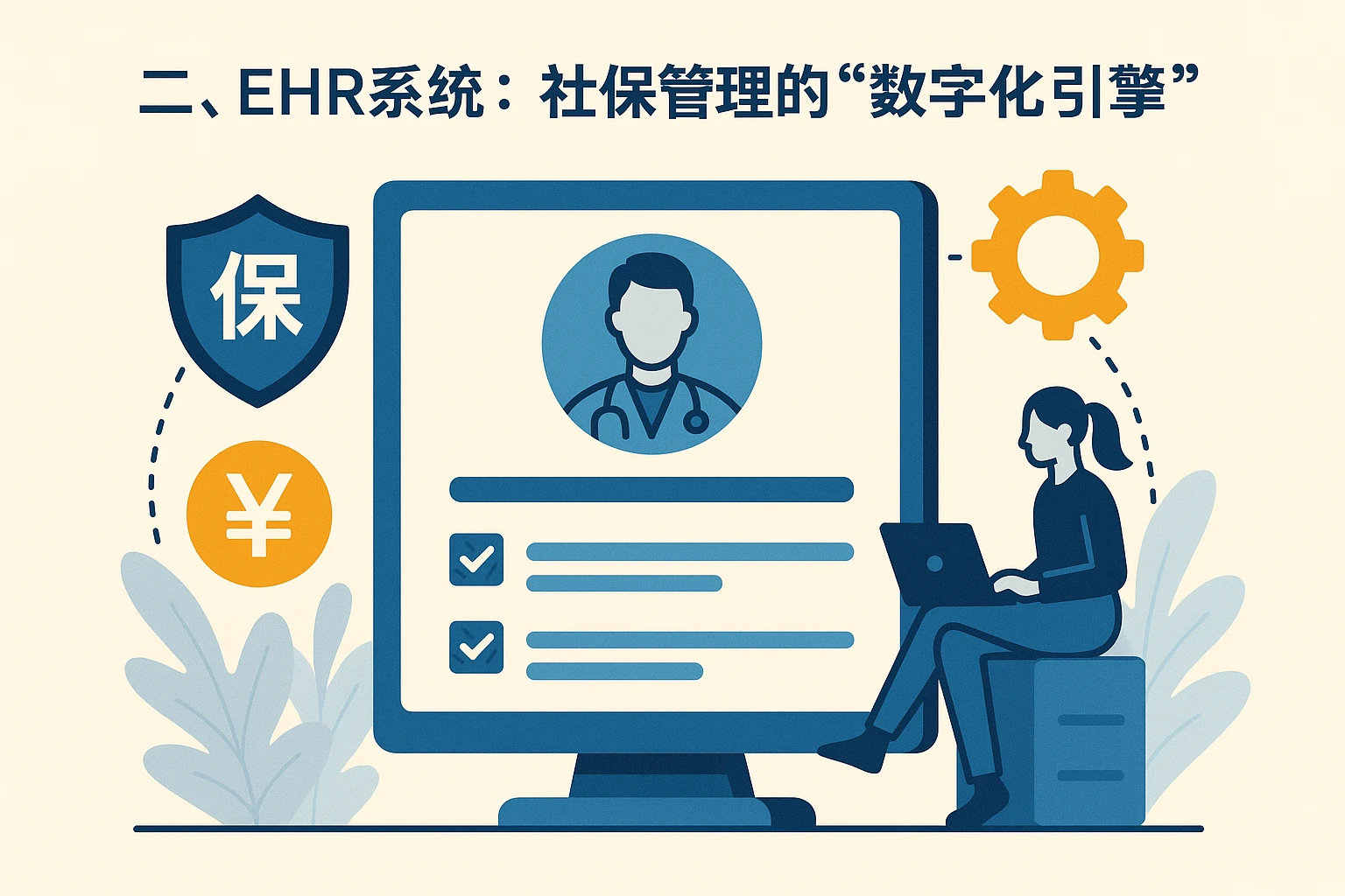 二、EHR系统：社保管理的“数字化引擎”