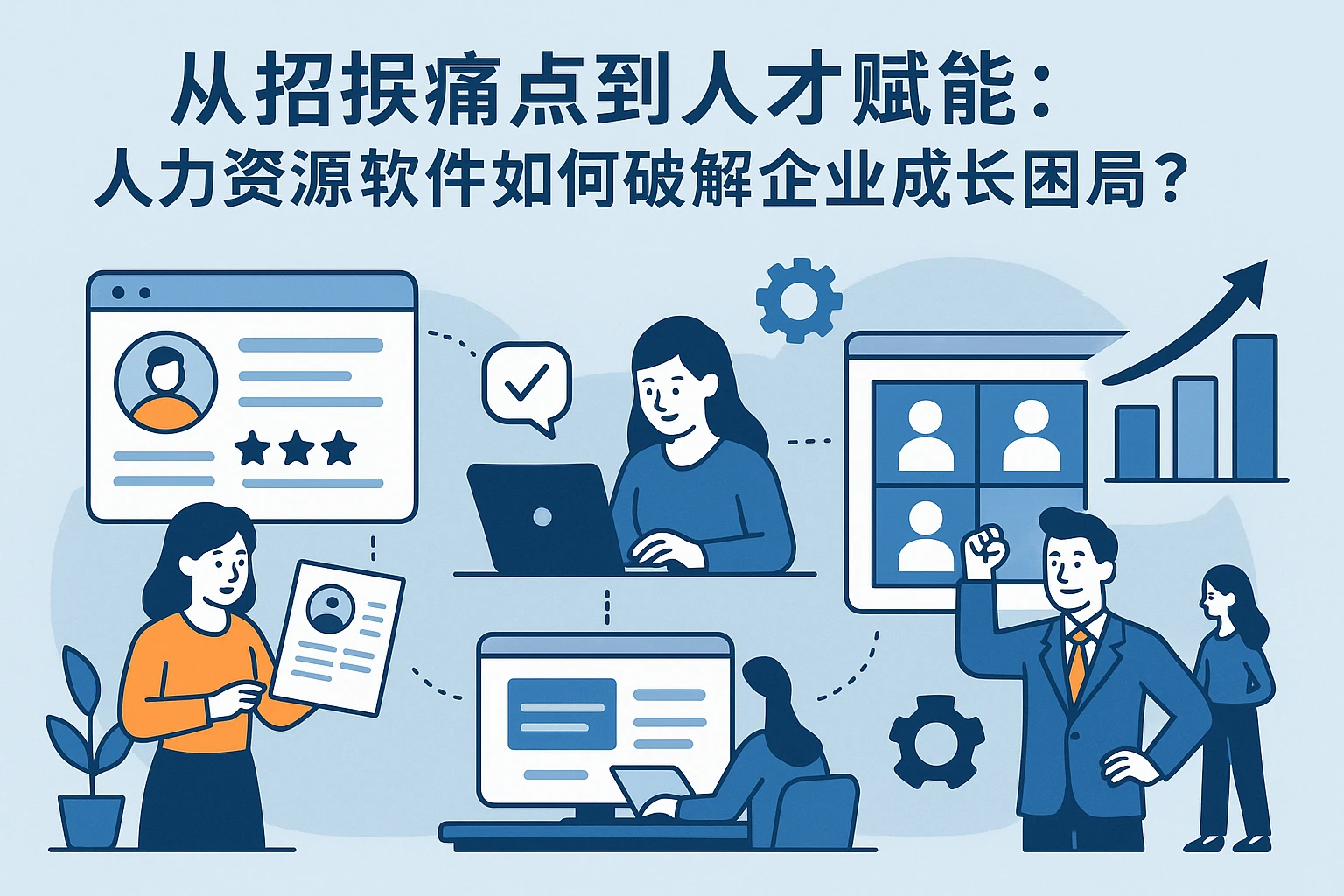 从招聘痛点到人才赋能：人力资源软件如何破解企业成长困局？