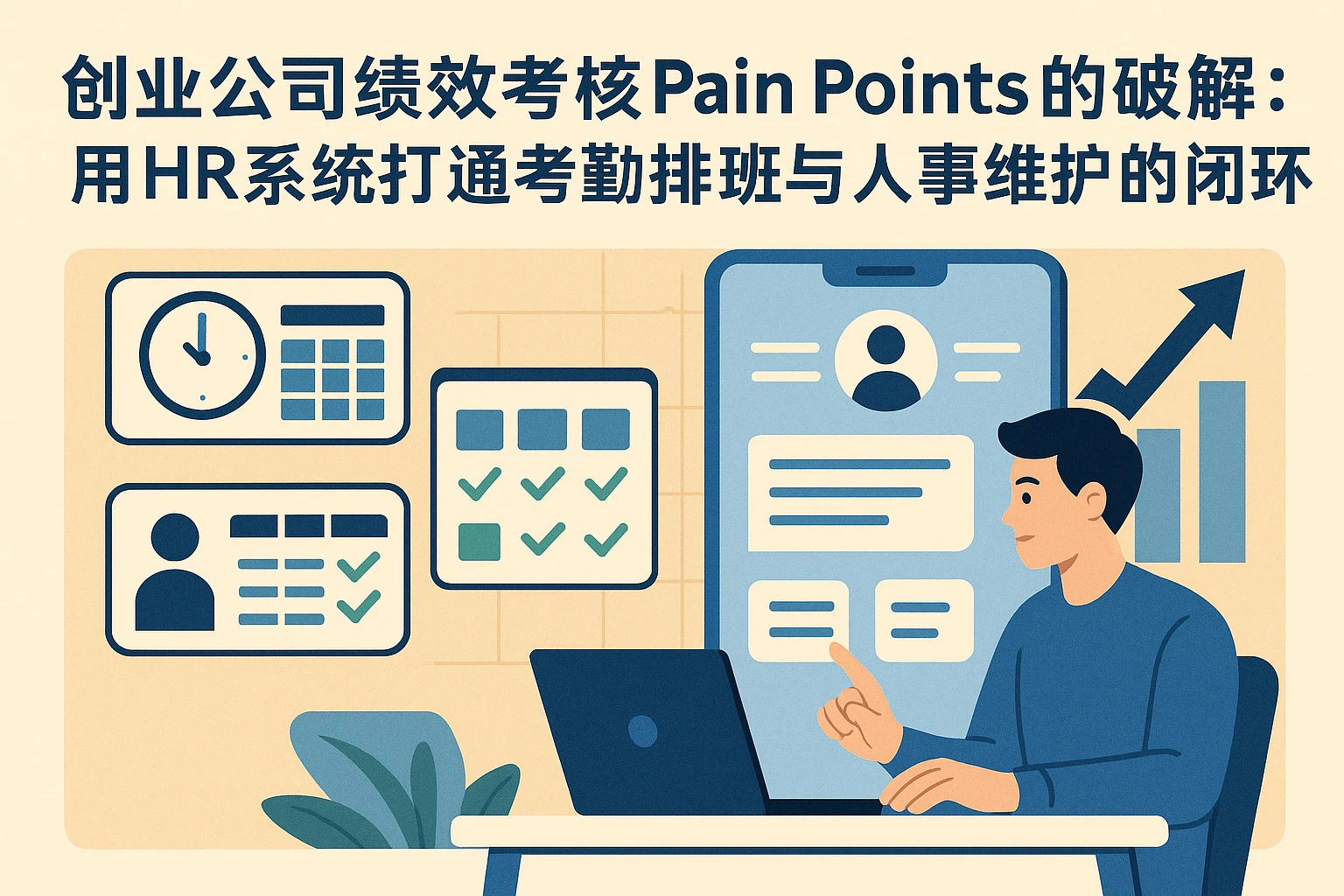 创业公司绩效考核痛点破解：用HR系统打通考勤排班与人事维护的闭环