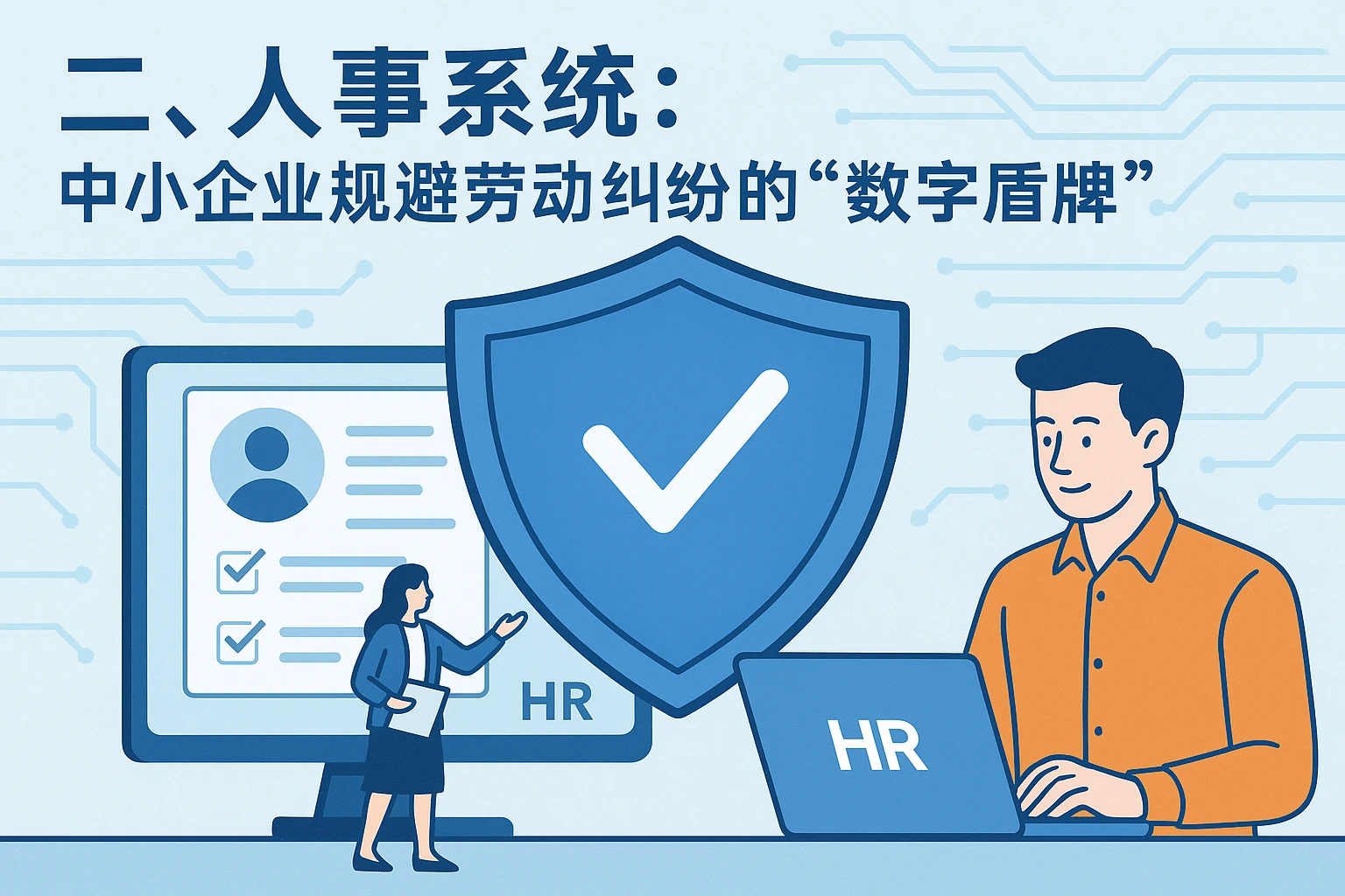 二、人事系统：中小企业规避劳动纠纷的“数字盾牌”