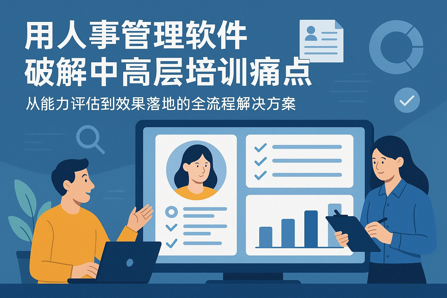 用人事管理软件破解中高层培训痛点:从能力评估到效果落地的全流程解决方案
