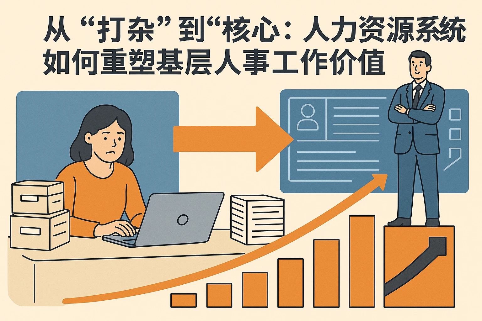 从“打杂”到“核心”：人力资源系统如何重塑基层人事工作价值