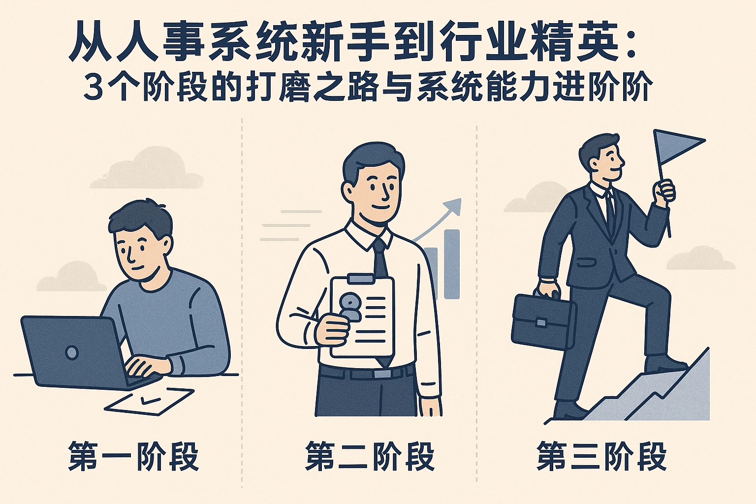 从人事系统新手到行业精英：3个阶段的打磨之路与系统能力进阶