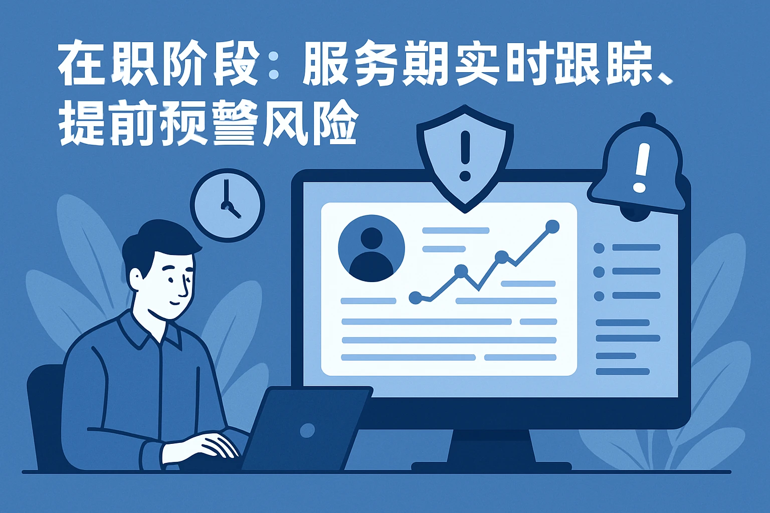 2. 在职阶段：服务期实时跟踪，提前预警风险