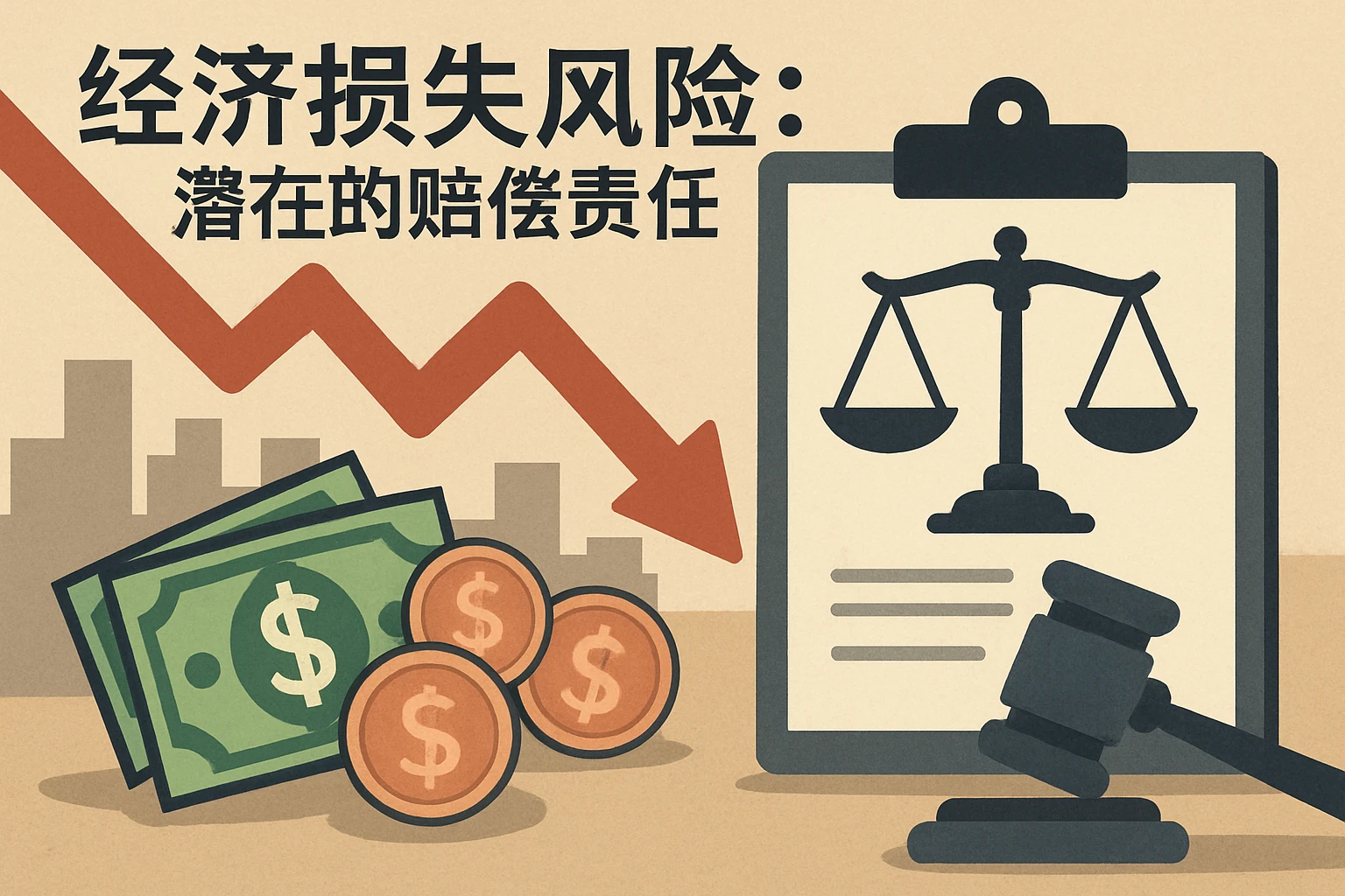 2. 经济损失风险：潜在的赔偿责任