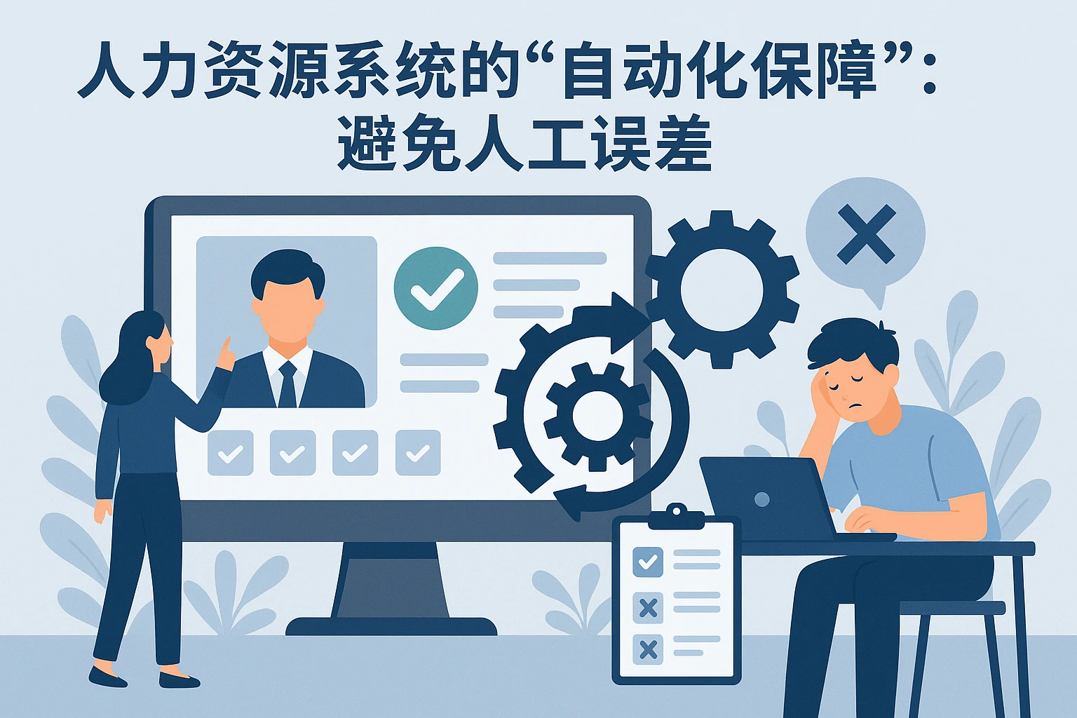 2. 人力资源系统的“自动化保障”：避免人工误差