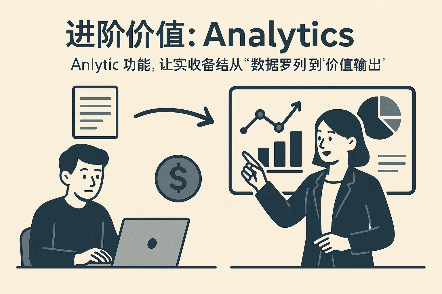 2. 进阶价值：Analytics（分析）功能，让实习生的总结从“数据罗列”到“价值输出”