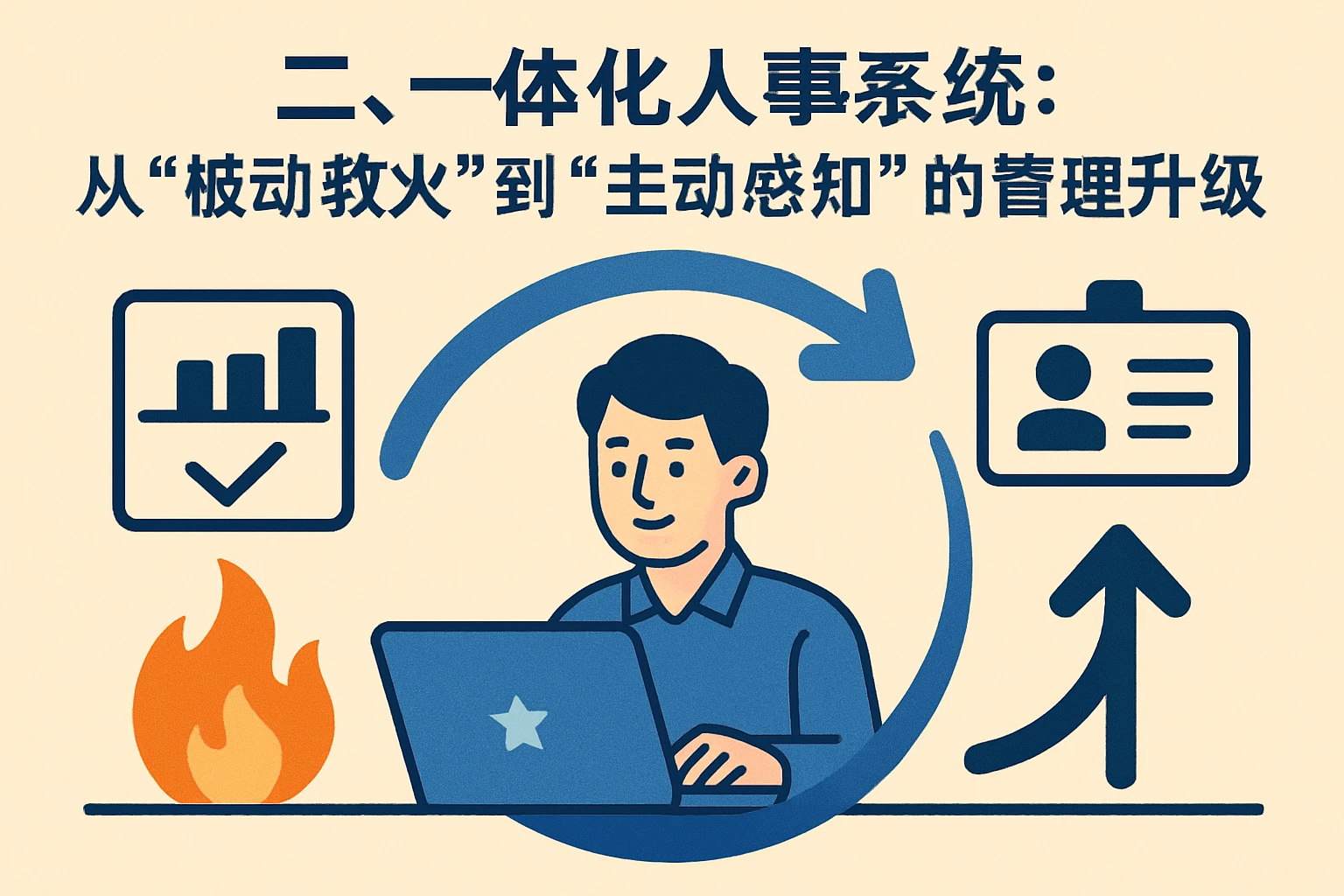 二、一体化人事系统：从“被动救火”到“主动感知”的管理升级