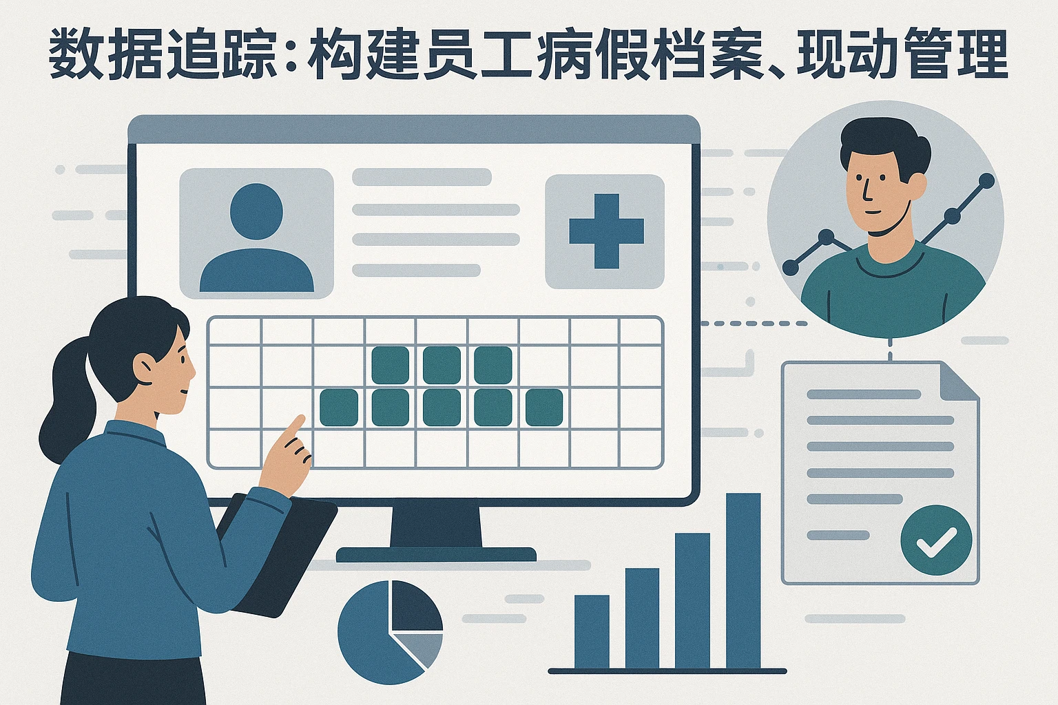 2. 数据追踪：构建员工病假档案，实现动态管理