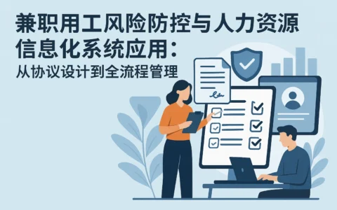 兼职用工风险防控与人力资源信息化系统应用：从协议设计到全流程管理