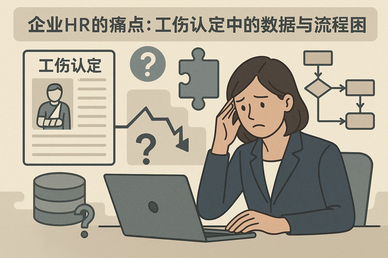 2. 企业HR的痛点：工伤认定中的数据与流程困境