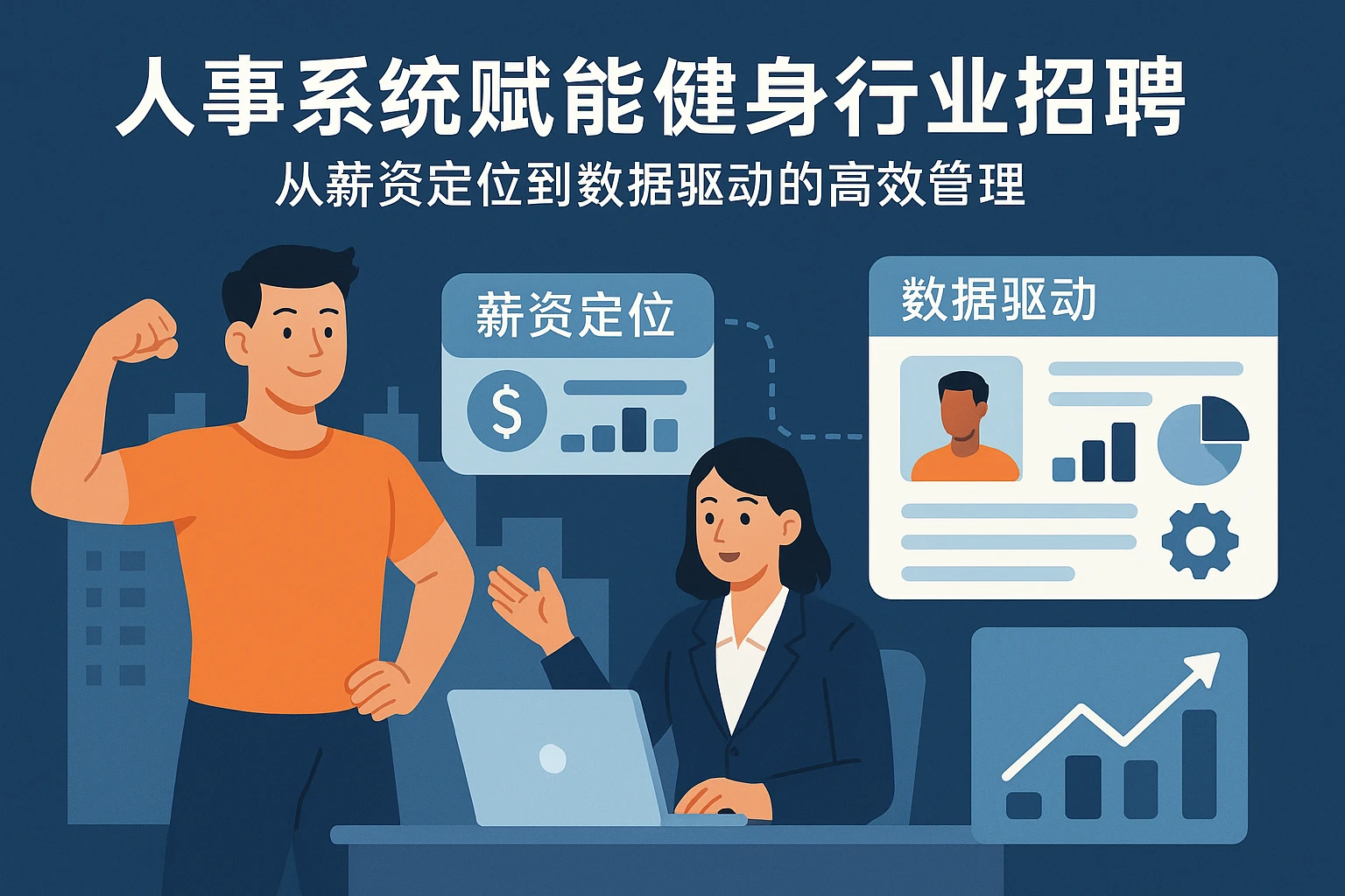 人事系统赋能健身行业招聘：从薪资定位到数据驱动的高效管理