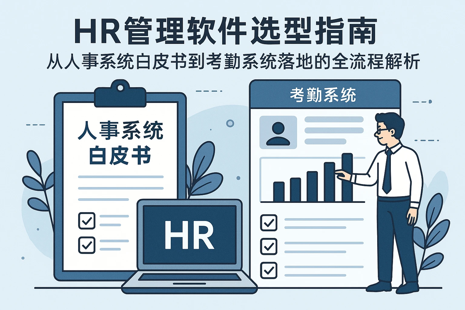 HR管理软件选型指南：从人事系统白皮书到考勤系统落地的全流程解析