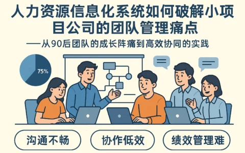 人力资源信息化系统如何破解小项目公司的团队管理痛点——从90后团队的成长阵痛到高效协同的实践