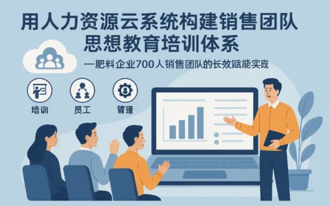 用人力资源云系统构建销售团队思想教育培训体系——肥料企业700人销售团队的长效赋能实践