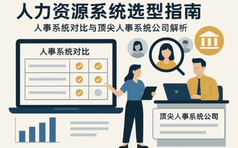 人力资源系统选型指南：人事系统对比与顶尖人事系统公司解析
