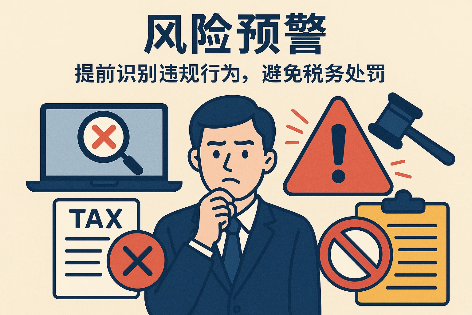 2. 风险预警：提前识别违规行为，避免税务处罚