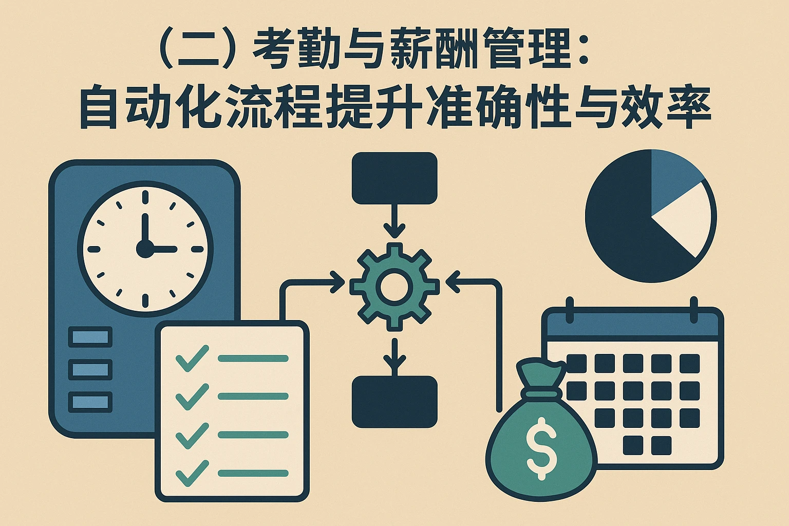 （二）考勤与薪酬管理：自动化流程提升准确性与效率
