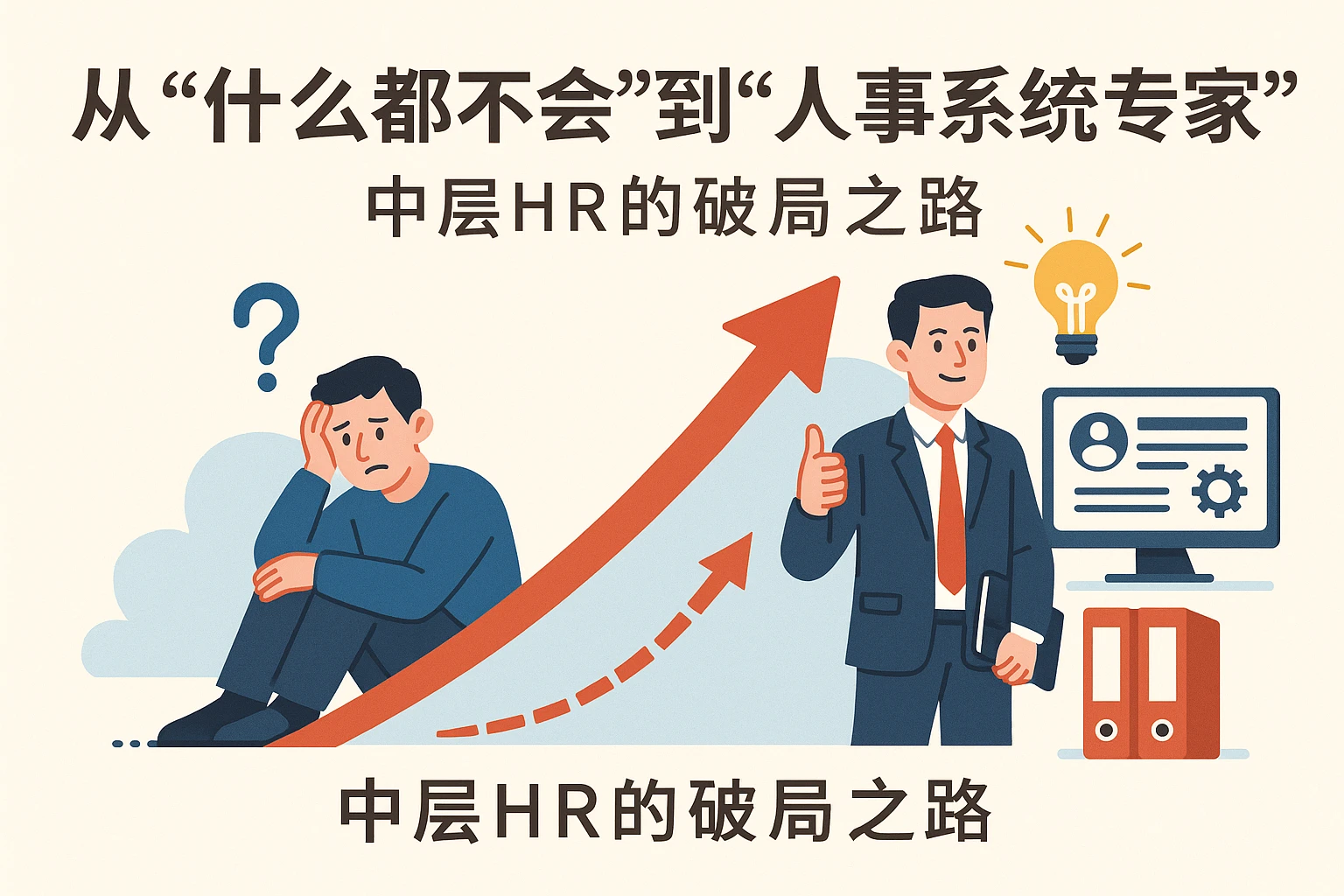 从“什么都不会”到“人事系统专家”：中层HR的破局之路