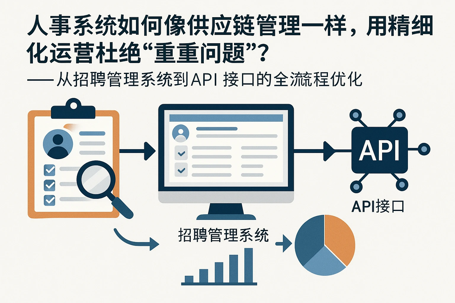 人事系统如何像供应链管理一样，用精细化运营杜绝“重复问题”？——从招聘管理系统到API接口的全流程优化