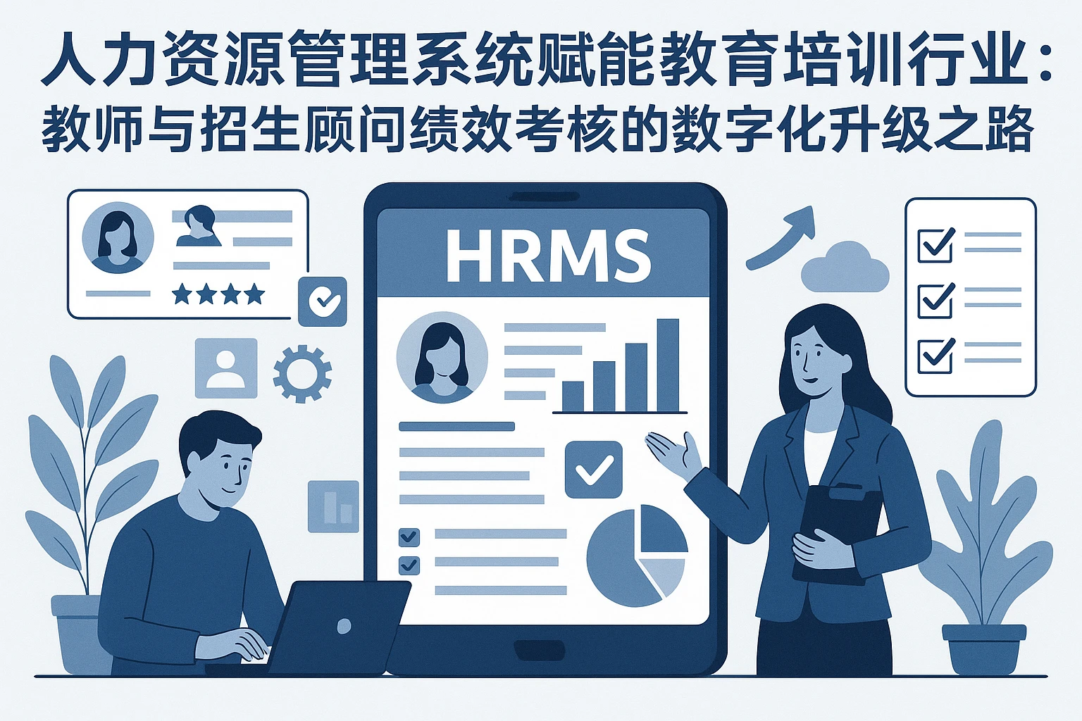 人力资源管理系统赋能教育培训行业：教师与招生顾问绩效考核的数字化升级之路