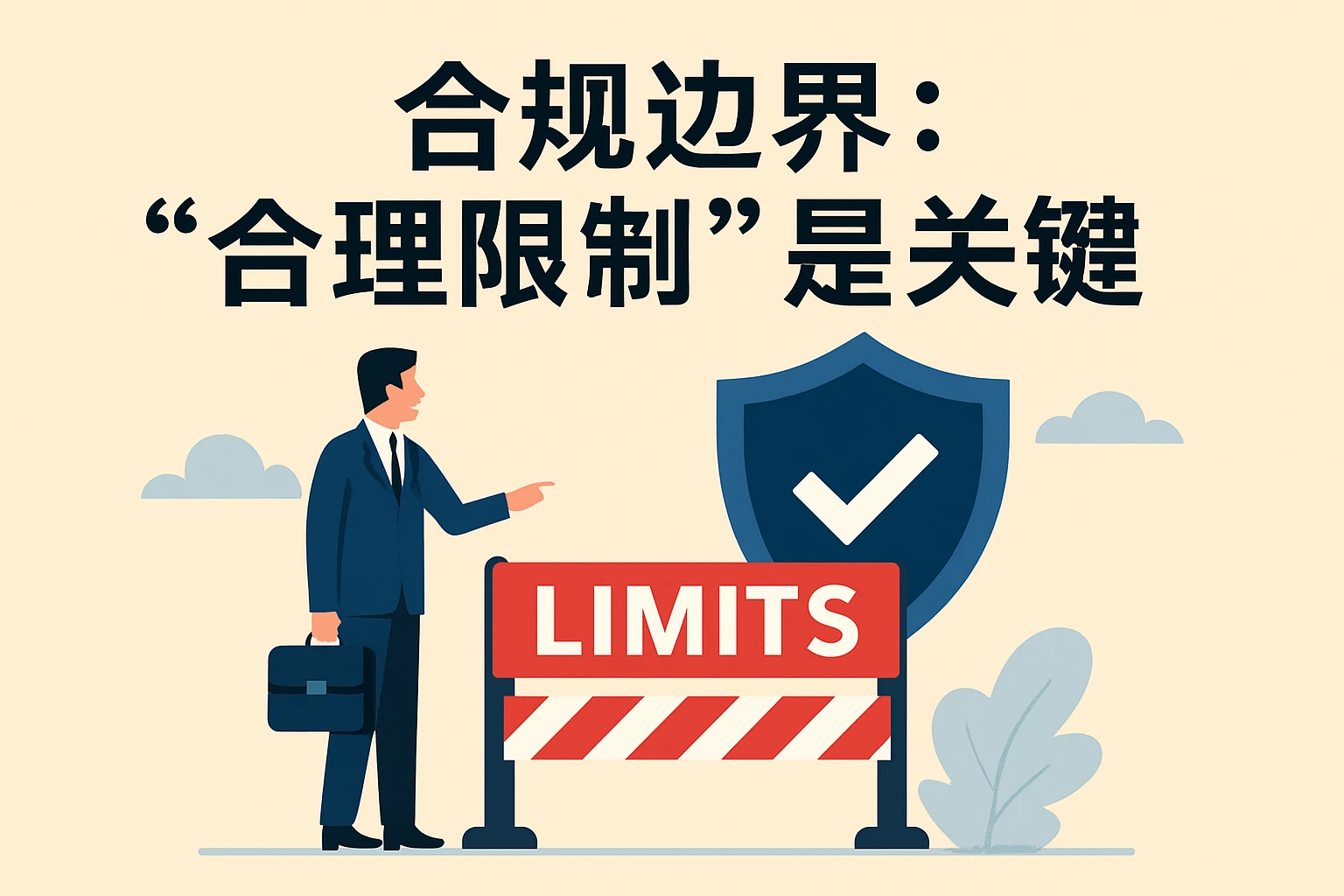 2. 合规边界：“合理限制”是关键