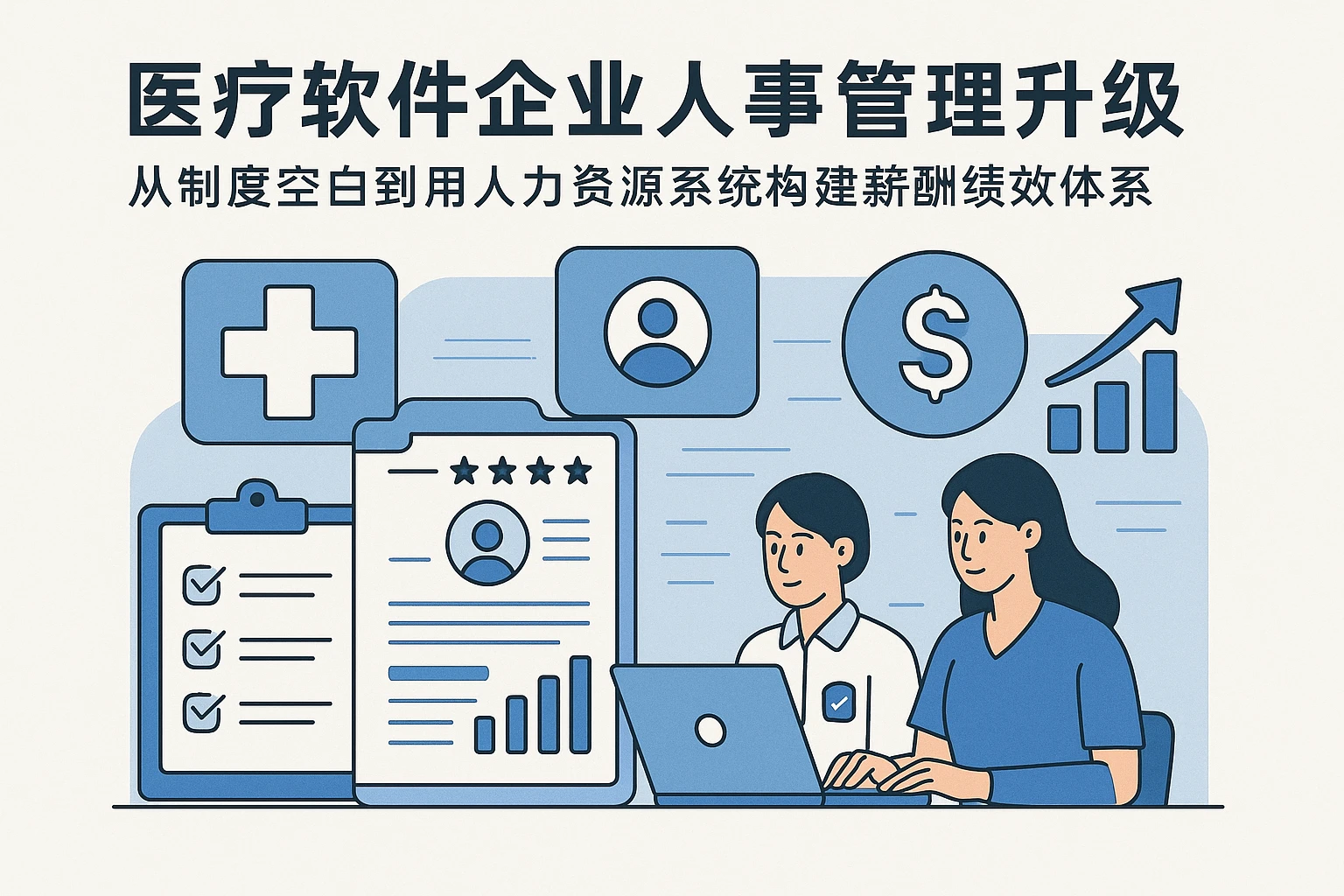 医疗软件企业人事管理升级：从制度空白到用人力资源系统构建薪酬绩效体系